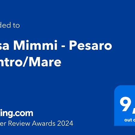 شقة La Casa Di Erika - Pesaro Centro-Mare المظهر الخارجي الصورة